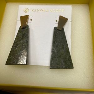 Kendra Scott Collins Drop Stone Earrings Preowned